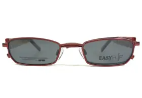45-18-130 Easyflip S2487 Kids Eyeglasses Frames Mod 30 Brown Red With Clip Ons