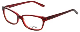Beck-005-prog-bl Ecru Designer Multi-focus Lens Blue Light Glasses Beck-005 Red 53mm Unisex