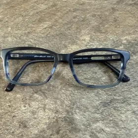 55-17-145-37 Eddie Bauer 8395 Eyeglass Frames Sapphire Fade Blue Men S Full Rim