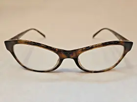 52-18-135 Eddie Bauer 8312 Designer Eyeglasses Toffee Tortoise Shell Flex Hinges