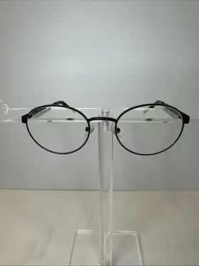 51-19-140 Elements Europa El-372 C1 Black Unisex Round Full Rim Eyeglass Frames 51-19-140 Elements Europa El-372 C1 Black Unisex Round Full Rim Eyeglass Frames