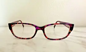 53-16-135 Elizabeth Arden 6060-2 Eyeglasses Frame Ea Womens Purple Full Rim