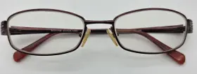 50-17-130 Elizabeth Arden Ea1054-3 Womens Eyeglasses Frames Only Full Rim Brown