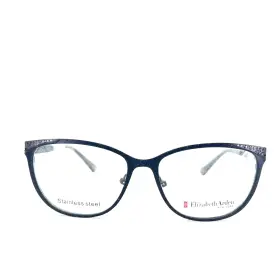 Ea1173-2 Elizabeth Arden Gray Gunmetal Cat Eye Eyeglasses 53 15 135 Mm A4