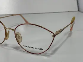 Ea649-2 Elizabeth Arden Gold Eyeglasses 56 17-135 With Demo Lens