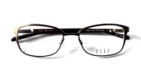 Elle El13411 El 13411 Br Brown New Unisex Full Rim Authentic Frames Eyeglasses 51-17-135