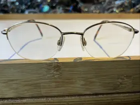 Elle El2541 Semi Rimless Eyeglasses Oval Flex Hinge 49-19-135 Frames Only