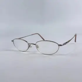 49-18-135 Elle El2598 Unisex Adults Eyeglasses Frame Silver Metal Full Rim Mm