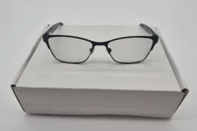 L.125 Ellen Tracy Eyeglasses Frames Only 50-15 Cv Perth Navy