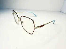 56-16-140 Emilio Pucci Ep5213 071 Red Metal Cat Eye Optical Eyeglasses Frame