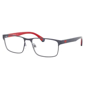 3092 Emporio Armani 056597212342 Ea 1105 Matte Blue Metal Rectangle Eyeglasses 54mm