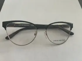 0ea1130-3014 Emporio Armani Ea1130 3014 Shiny Black Pale Gold 54 Womens Eyeglasses