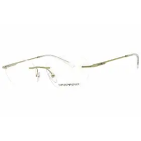 0ea1167 Emporio Armani Womens Eyeglasses Shiny Metallic Green Metal Frame 3389