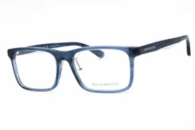 Ea3227f Emporio Armani 3227f 6054 Eyeglasses Shiny Blue Top Smoke Frame 56mm