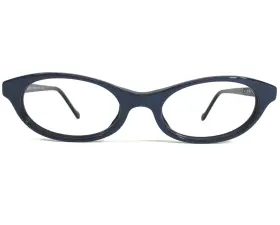 50-19-140 Emporio Armani 556-246 Eyeglasses Frames 556 246 Navy Blue Round Cat Eye