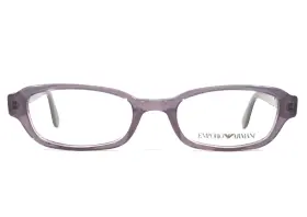 49-19-135 Emporio Armani 620-452 Eyeglasses Frames 620 452 Clear Purple Rectangle
