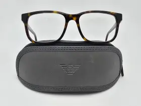 53-17-145 Emporio Armani Ea3218 5879 Havana Eyeglasses Frame With Case