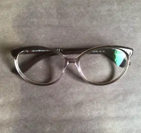 54-15-135 Emporio Armani Ea9786 Yzk Italy Purple Crystal Eyeglasses Frame
