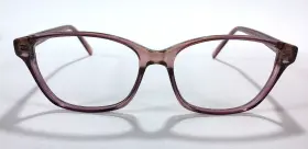 54-15-145 Enhance 3908 Eyeglasses Frame Only Translucent Lavender Euc Cobalt