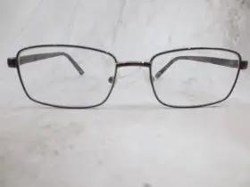 54-18-145 Enhance 4052 Eyeglasses Frame Unisex Gunmetal Rectangular Full Rim