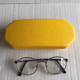 Enhance 4082 Gunmetal 49-20-138 Eyeglasses Frame And Swarovski Clamshell
