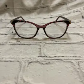 54-18-143 Enhance 4375 Eyeglasses Rx Frames Only Plum Purple Design