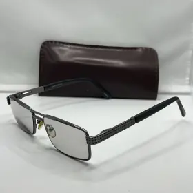 54-16-145 Enhance En3841 Eyeglasses Mens Gunmetal Frames Only Full Rim Case