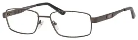 55-17-145 Enhance En3858 Mens Metal Eyeglasses Gunmetal/silver With Soft Case