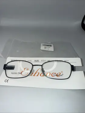 53-17-140 Enhance En3920 En3913 Womens Metal Eyeglasses Navy Stainless Steel
