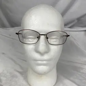 54-17-140 Enhance En4174 4174 Womens Metal Eyeglasses Matte Brown Frames Only