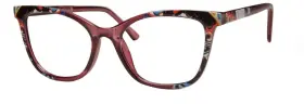 En4375 Enhance Eyeglasses Womens Glasses Frame Plum 54mm