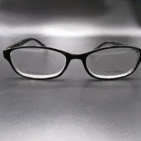 Ts2012.blk Equate Ts2012 Black Rectangular Eyeglass Frames 52-18-138