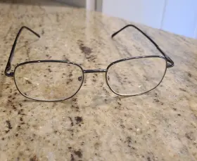 54-18-150 Equinox Eq217 Eyeglasses Frame Only Gunmetal Flex Used