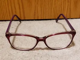 52-16-140 Equinox Eq313 Purple Plastic Full Rim Eyeglasses Frame Butterfly