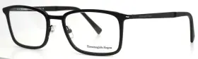 55-19-140 Ermenegildo Zegna Ez5047 002 Black Mens Rectangle Eyeglasses B 37