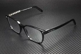 Ez5203 Ermenegildo Zegna 001 Shiny Black Clr Lens Plastic 56 Mm Mens Eyeglasses