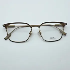 52-16-145 Ermenegildo Zegna Ez5335-d Eyeglasses Frames 046 Matte Light Brown New