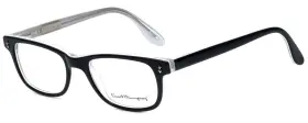 H4617-bkc-52mm-prog-bl Ernest Hemingway Designer Multi-focus Blue Light Glasses H4617 Black-clear 52mm