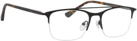 H4813-blk-52-prog-bl Ernest Hemingway Multi-focus Blue Light Glasses 4813 Semi-rimless Black&tort 52m