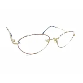 Eo23-ros Escada Eo23 Ros Gold Metal Oval Eyeglasses Frames 50-18 135 Japan Men Women