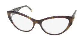 56-16-135 Escada Vesb66 New Eyeglass Frame Womens Plastic Cat Eye Full-rim 0apb
