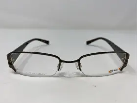 49-19-135 Eschenbach 850036 Crush 60 Brown Half Rim Eyeglasses Frame Jw25