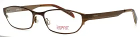 52-17-135 Esprit Et9287 535 Brown Womens Semi Cat Eye Eyeglasses B 27 Ftas-isft