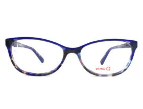 53-15-135 Etnia Barcelona 435304327393 Eyeglasses Frames Kyoto Hvpk Havana Pink Blue Cat Eye