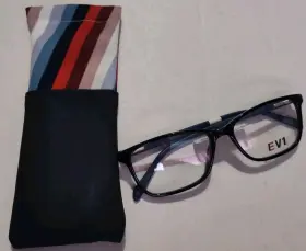 56.5-16.0-145 Ev1 By Ellen Degeneres 56.5-16-145 Bristol Eyeglass Frames Navy With Case Nwt 68