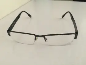 9052 Evatik Col. 633 Eyeglasses Half Rim Titanium Frames Size 56 18 145
