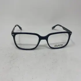 52-18-140 Evatik Eyewear 9090 733 Black Crystal Eyeglasses Frame R447