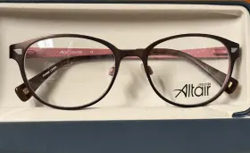 50-17-135 Evolution A5026 Womens Altair Eyeglass Frame 017 Brown 241 Metal