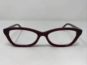 53-16-135 Eye Q G522 Genius Red Red/black Full Rim Eyeglasses Frame 452