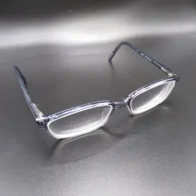 51-16-140 Eye Q Gtn767 Eyeglass Frames Mist Blue Clear Rectangular